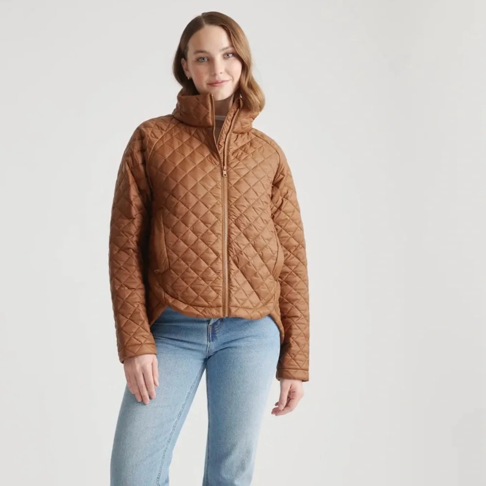 ❄️ATHLETA WHISPER FEATHERLESS QUILTED PUFFER JACKET❄️ - Picture 1 of 14